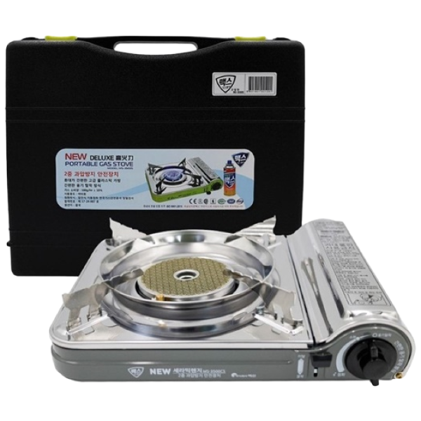 맥스 휴대용가스버너 가스렌지 캠핑 가정용 취사 고화력 부르스타 스텐가스렌지 옵션선택, 1개, MS-3500CS 31,300원