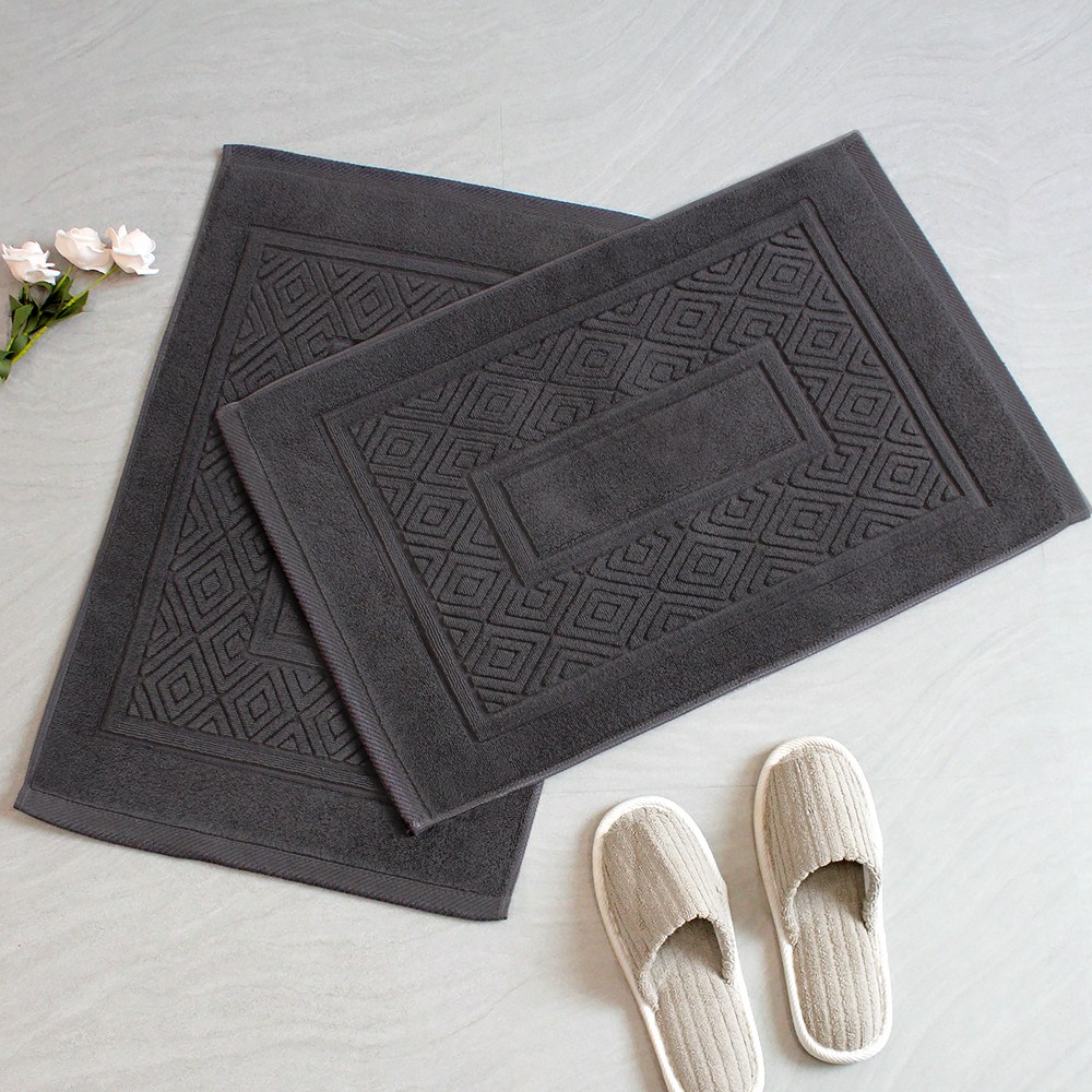 어메니티타올 클래식 빨아쓰는 호텔 주방 욕실 타월 발매트 2장 세트, 다크그레이 2장 25,000원