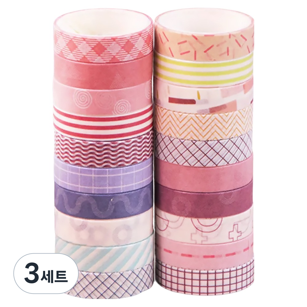 모던앳 다꾸 마스킹 테이프 100m x 2m 20종 세트 31,500원