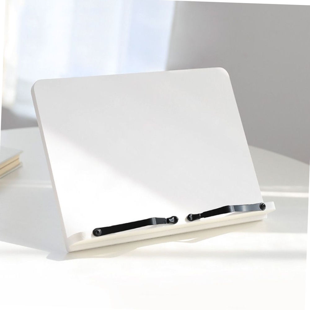 쿨로하 화이트 독서대 6단 각도조절 북스탠드 휴대용 각도조절독서대 태블릿스탠드 책거치대, 현재가 12,610원