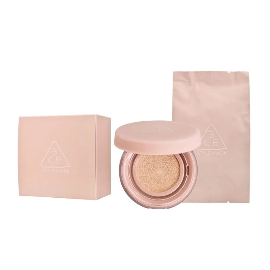 [기한임박특가] 쓰리씨이 글로우 쿠션 세트 15g (본품+리필) 스타일난다 3CE, 1개, 1호 웜아이보리 (기한26년8월) 24,000원