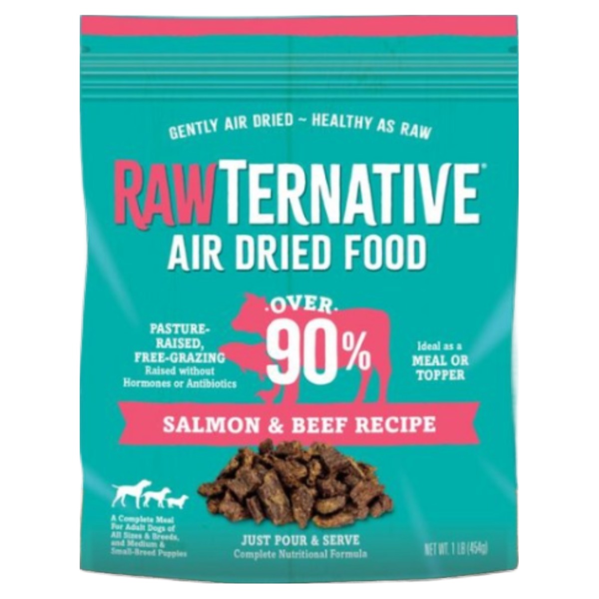 로우터너티브 에어드라이 독 소프트사료 연어&소고기 레시피 1.36kg 유통기한 2026년 6월 21일까지, 1.36kg, 1개, 소+연어 90,300원