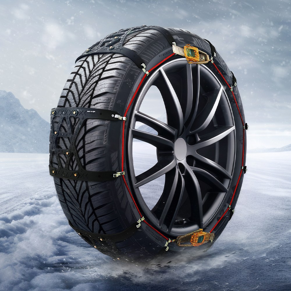 모닝/ 레이 /스파크/마티즈/아반떼 XD/아반떼HD초기/엑센트 차량 전용 타이어 자동 우레탄 스노우 체인 2호/3호, 1개 48,600원