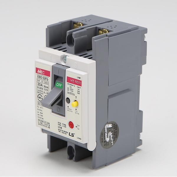 LS일렉트릭 EBS 52Fb 30A 분전반용 누전차단기 2P EBS-Fb, 1개 47,400원