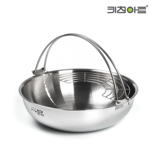 (28cm) 키친아트 일품 통3중 IH 인덕션 샤브냄비 전골냄비 스텐망포함, (스텐망포함) 28cm, 1개 44,700원