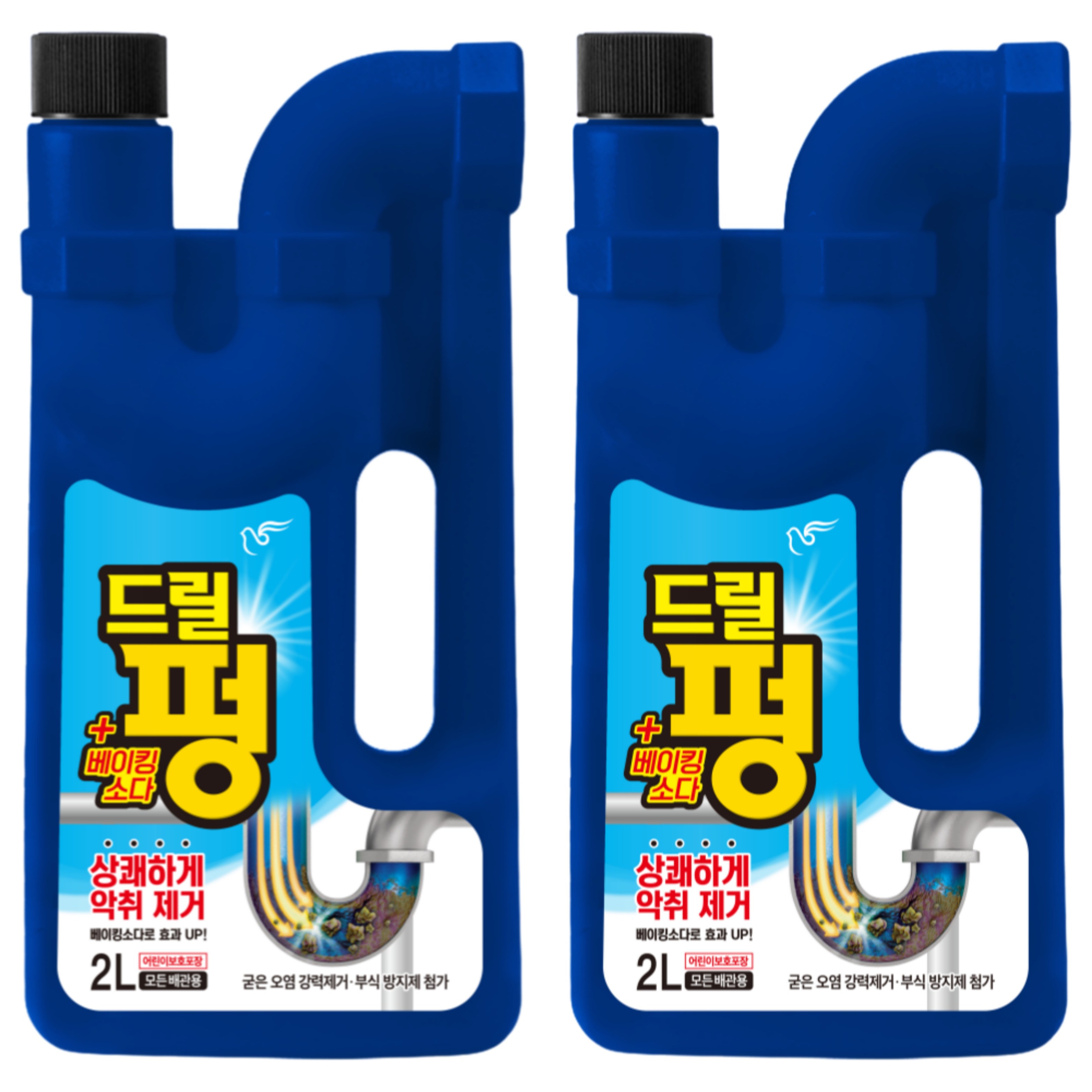 드릴펑 피죤 무균무때 하수구클리너 2L 2개 10,480원