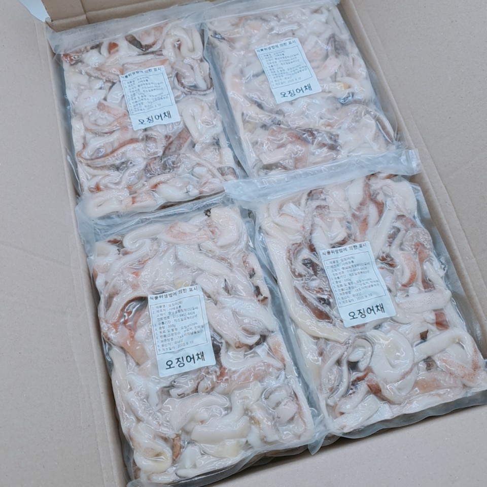 업소용 국산100% 조업된 특상급 오징어채 1박스 8kg (500g X 16개)깔끔손질 151,940원
