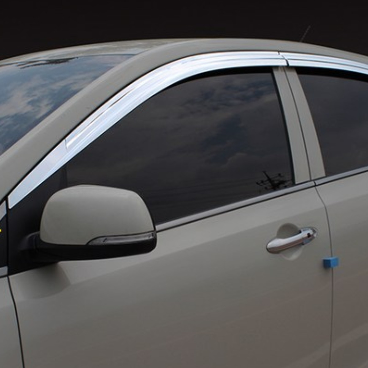 자동차 익스테리어용품 뉴모닝 신형 2017 올뉴모닝 더뉴/레이 차량용 크롬썬바이져 윈도우선바이저 옵션 확인 필수, 모닝(17년~) D-212, 기아 43,000원