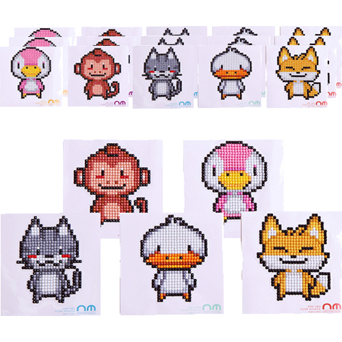 민화샵 어린이 보석 십자수 5종 x 4p 세트 24,000원