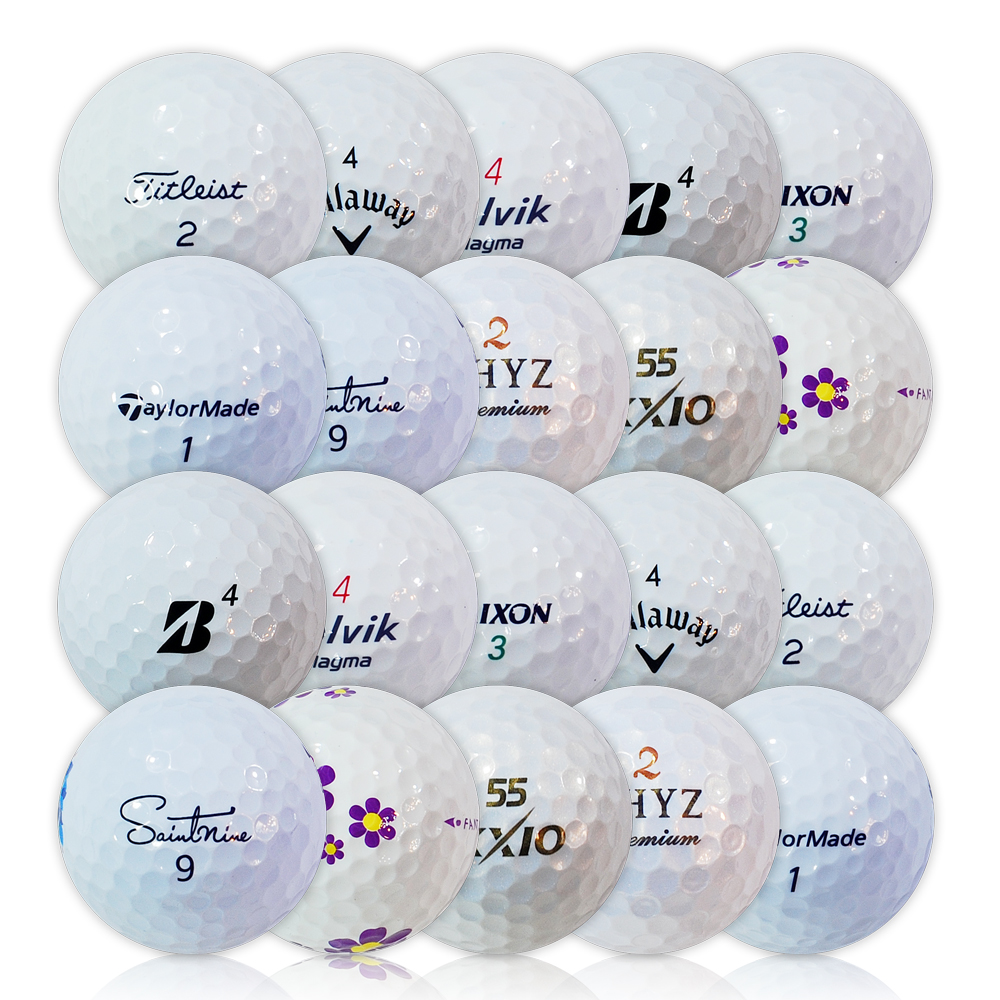 브랜드혼합 WSD 로스트볼 1등급 랜덤구성 4.3cm, 화이트, 20개입, 1세트 13,750원