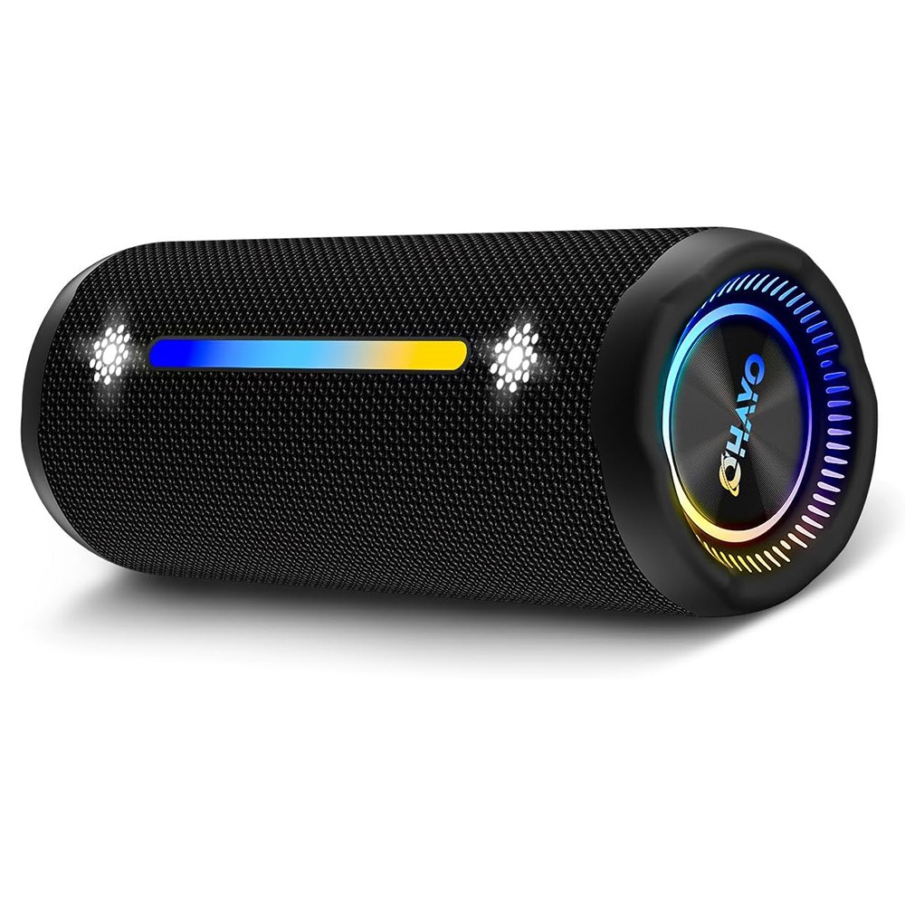 눈부신 조명 IPX7 방수 무선 스테레오 페어링 25W 강력한 사운드 베이스 업 블루투스 5.3 24시간 가정야외해변여행용 휴대용 스피커1pcs-유광 블랙 55,800원