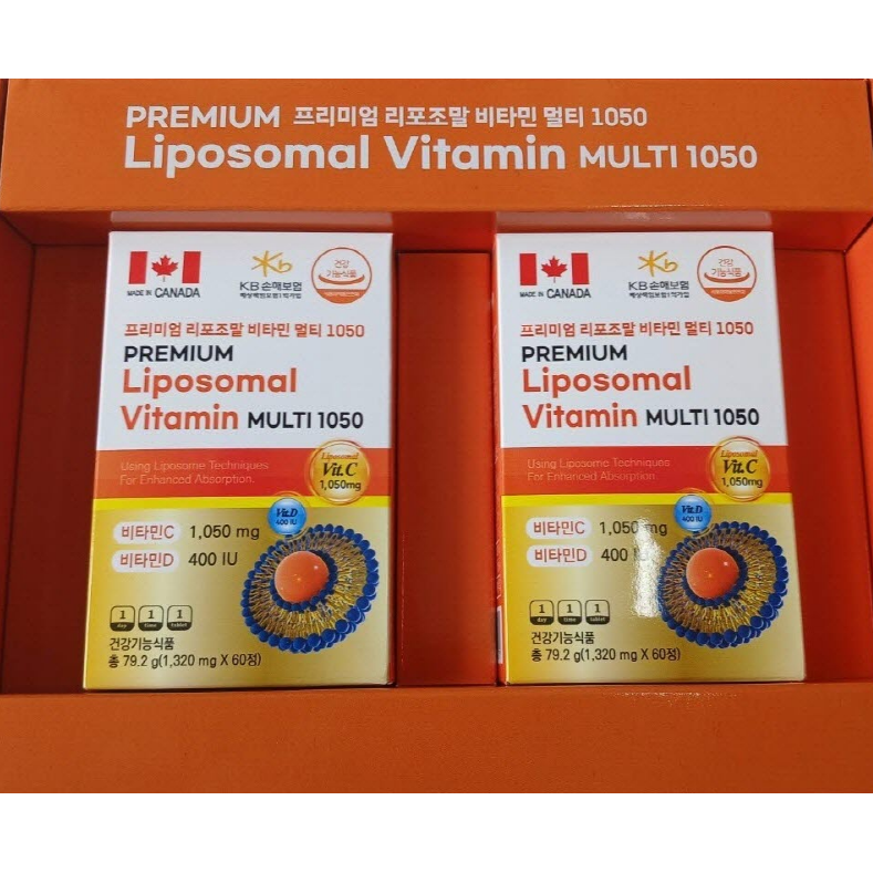 프리미엄 리포조말 비타민 멀티 1,050mg 캐나다산 120정 4개월분, 1박스, 120정 115,000원