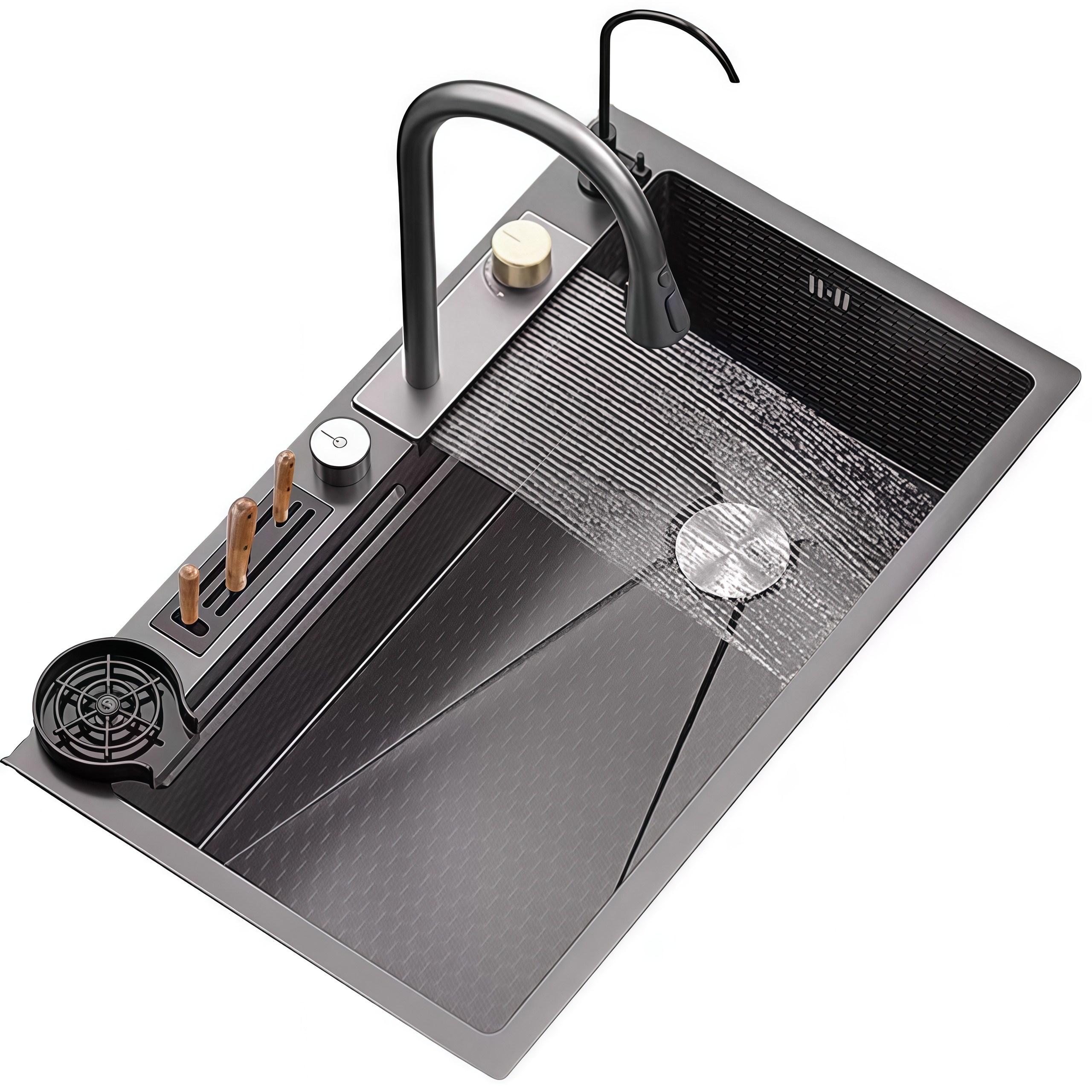 YAPOGI 스테인레스스틸 주방싱크대 교체 세트 사각 싱크볼 148,000원