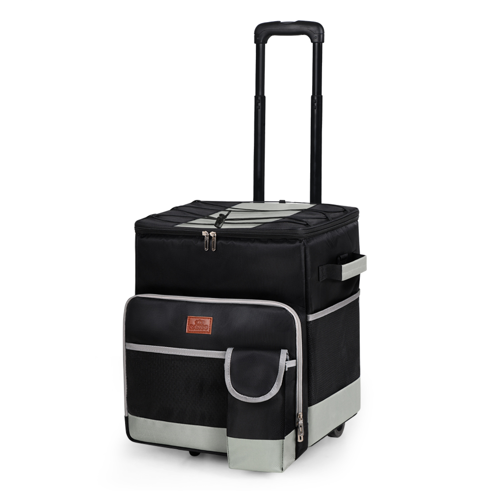 대용량 접이식 카트 보냉가방 보쿤 캠핑 아이스박스, 블랙, 1개 41,500원