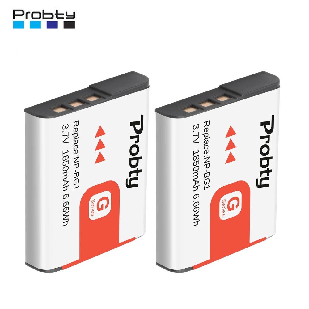 2 Pcs Probty NP-BG1 NP BG1 배터리 사이버 샷 DSC-H3 H7 H9 H10 H50 N1 N2 T20 T100 W30 W35 W50 W55 W70 W80 W90 30,800원