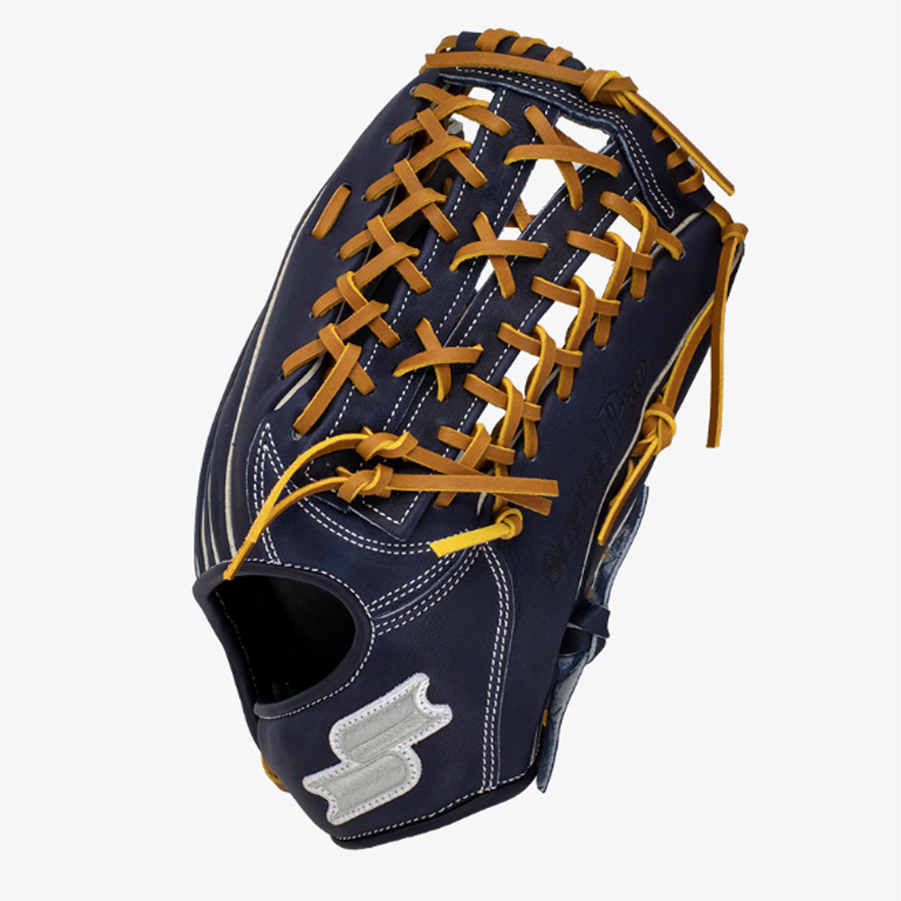 SSK 사사키 슈퍼프로 외야 야구글러브 13인치 변형티벨트웹 네이비 Z0403, 1개, 네이비 155,000원