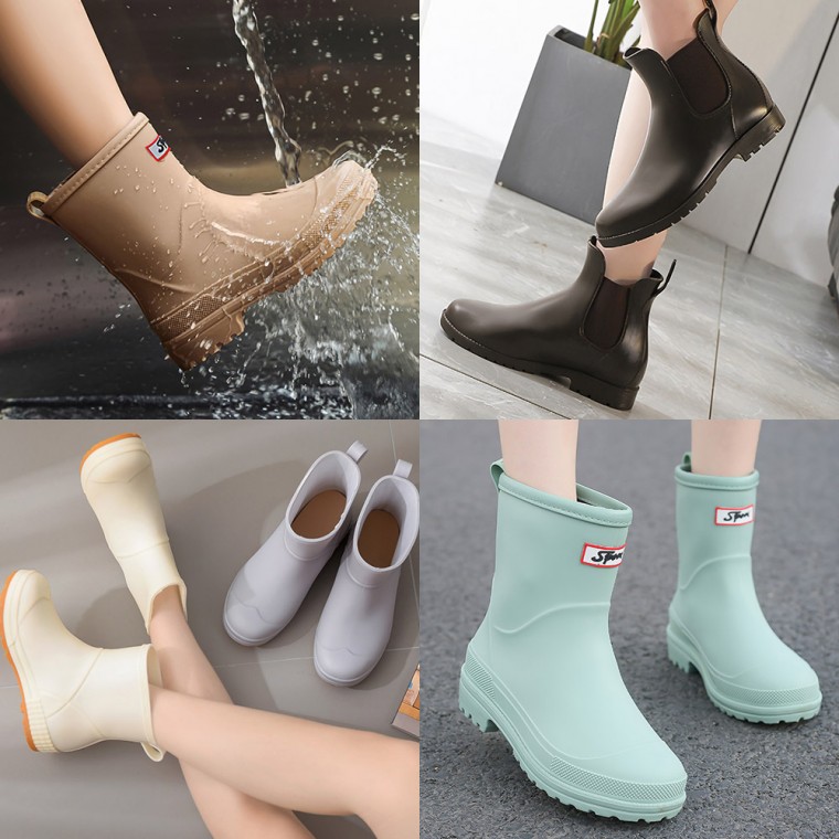 [도매라인]*인기 고급 레인부츠모음 미들 레인부츠 첼시부츠 여성장화 워커 장마철 패션장화 성인부츠 13,820원