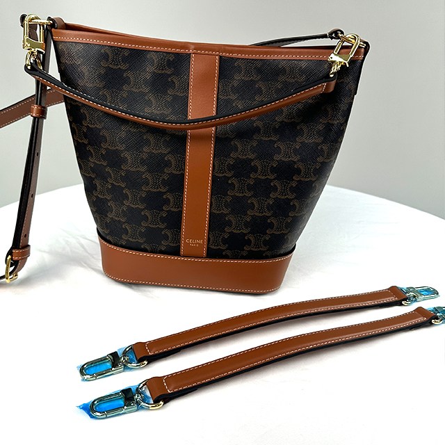 도시백 셀린느 트리오페 버킷백 호환 스트랩 탑핸들 숏핸들 가방끈 24k 소가죽 24,900원