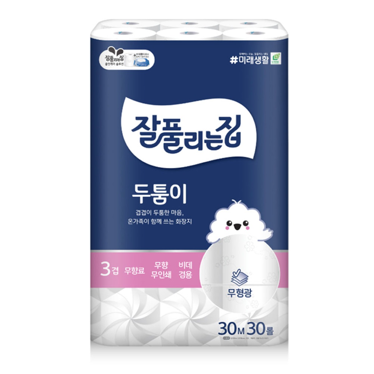 잘풀리는집 두툼이화장지 3겹 30m 비데겸용/신제품 14,830원