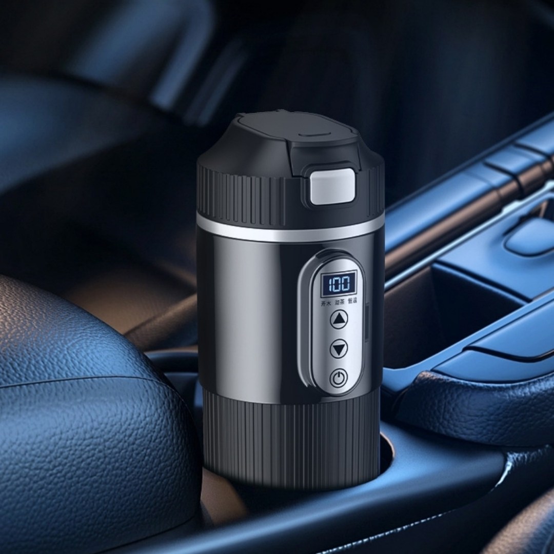 Mochae 차량용 전기포트 3단계 조절 히터 LED 온도표시 스텐 텀블러 휴대  화물차 36,900원