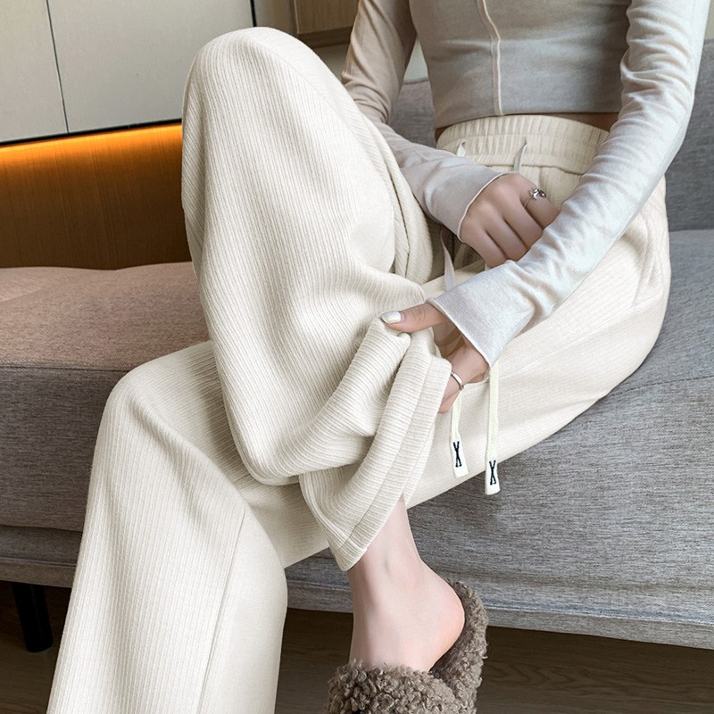 패션파트너 여성용 와플 코듀로이 골덴 바지 와이드 밴딩 팬츠 봄 가을 간절기 하의 4color 14,900원