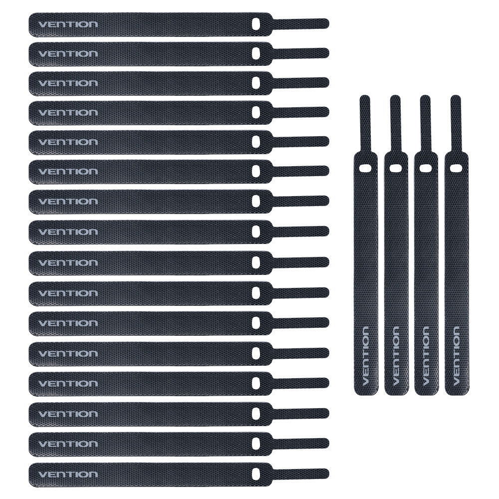 벤션 고리형 벨크로 타입 케이블 타이밴드 KAKB0-020, 20개 9,230원