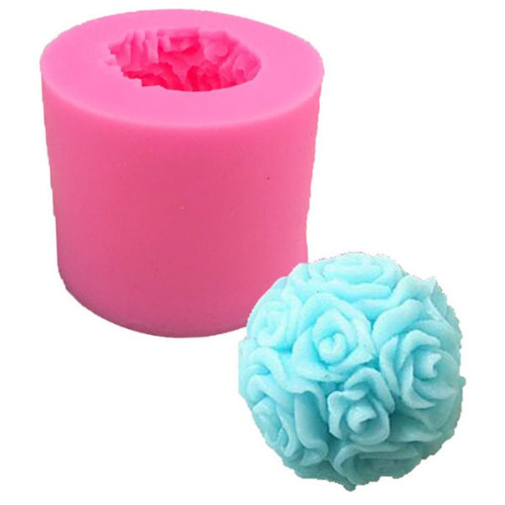 케이지 장미볼 1구 실리콘 수제 몰드, 랜덤 발송 4,500원