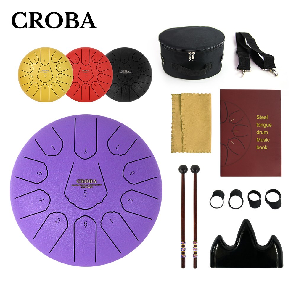 크로바 11음 음계각인 25cm 스틸 텅드럼 CDT-N150, 1개, CDT-N100 97,000원