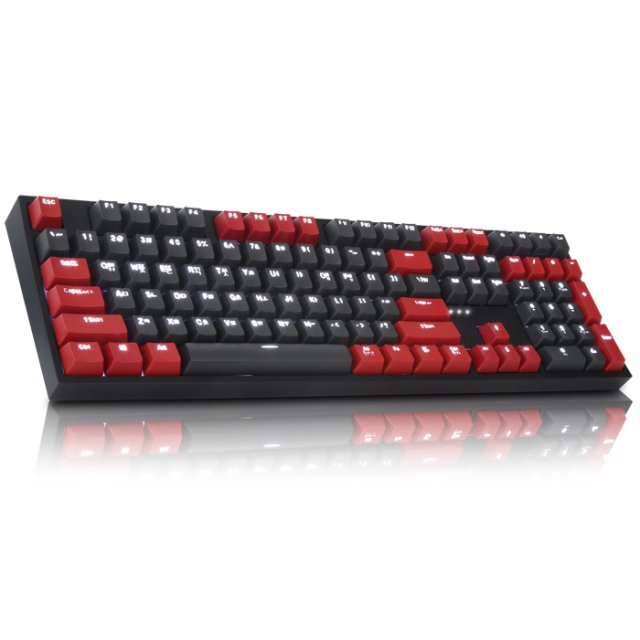 COX  CK108 레드 / 다크그레이 게이트론   LED 게이밍 기계식 키보드 녹축  S1,  S2 모델    옵션선택 54,600원