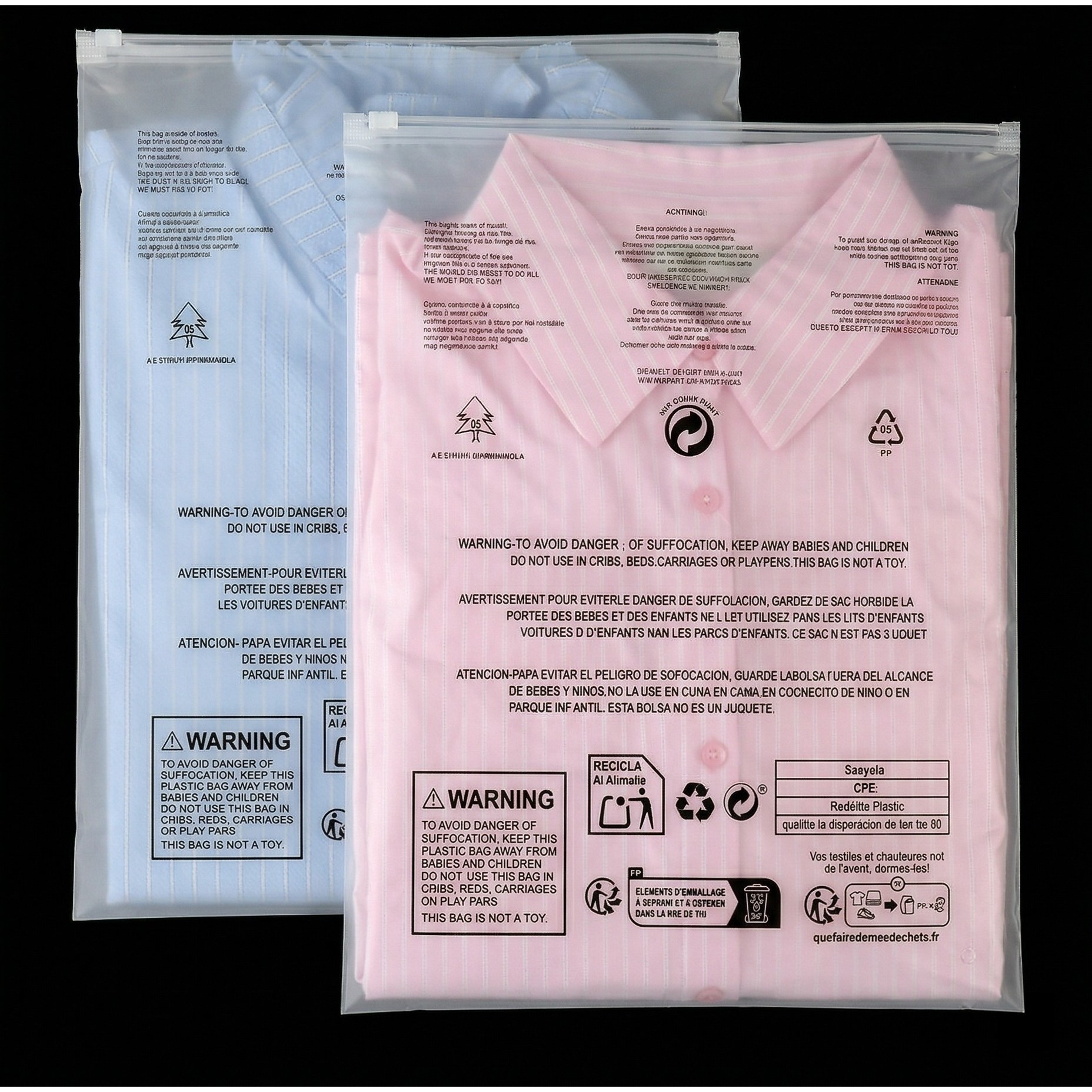 디한스 투명 반투명 고품질 PE 폴리백 의류 지퍼백 30x40cm, 50개 13,900원