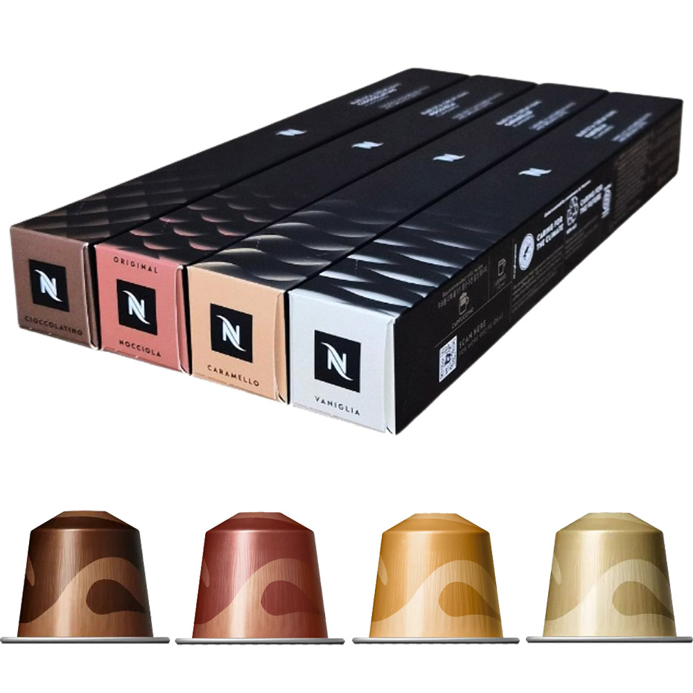 네스프레소 캡슐커피 바리스타 크리에이션 모음(바닐라/헤이즐넛/초콜릿/카라멜) 셋트구성 48,800원