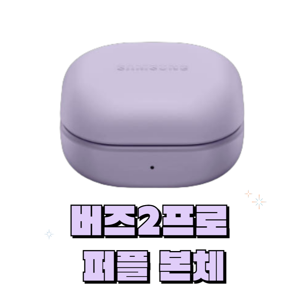 삼성 갤럭시 버즈2프로 라벤더 본체 충전기 정품 중고 SM-R510 41,240원