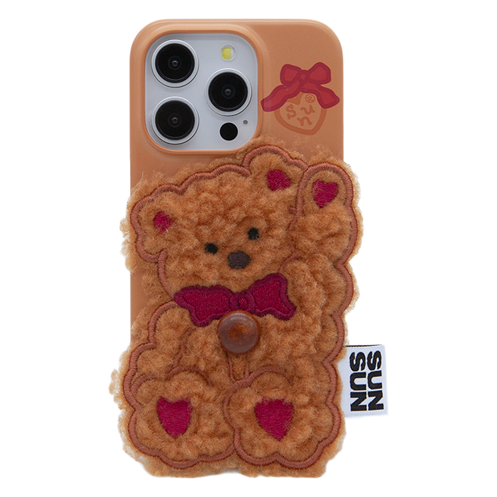 세컨드유니크네임 SUN CASE PATCH HI BEAR 휴대폰 케이스 28,340원