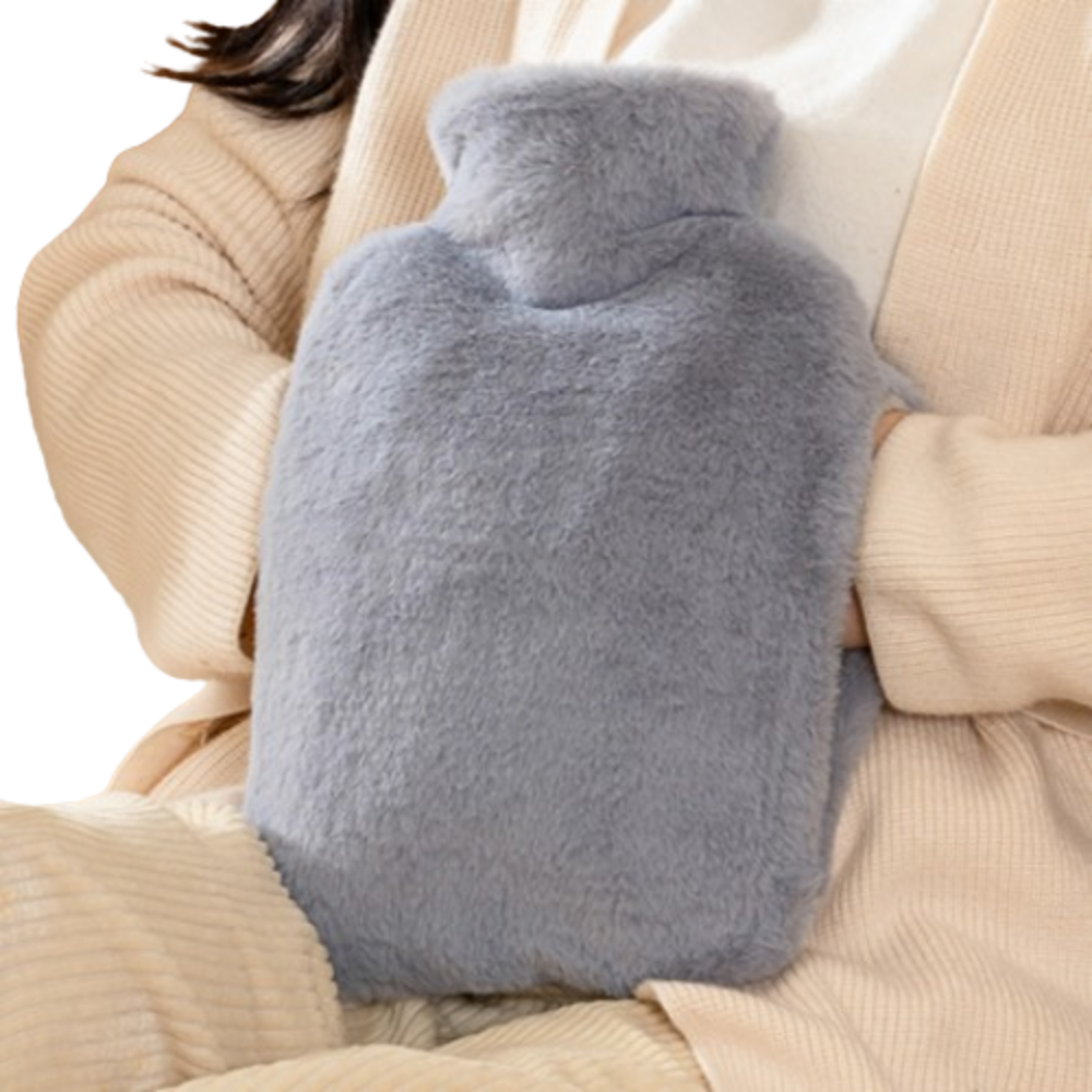 만만템 물주머니 2L 주머니형 커버포함 보온 보냉 핫팩 찜질, 그레이 커버 세트 11,900원