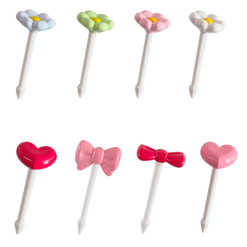 큐트미 아기자기 리본 앤 플라워픽 세트 MP305 5,500원