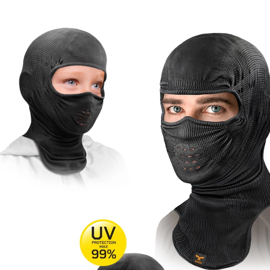 나루마스크 김서림방지 봉제선 없는 부드러운 심리스 스키 보드 바라클라바 N5F 27,000원