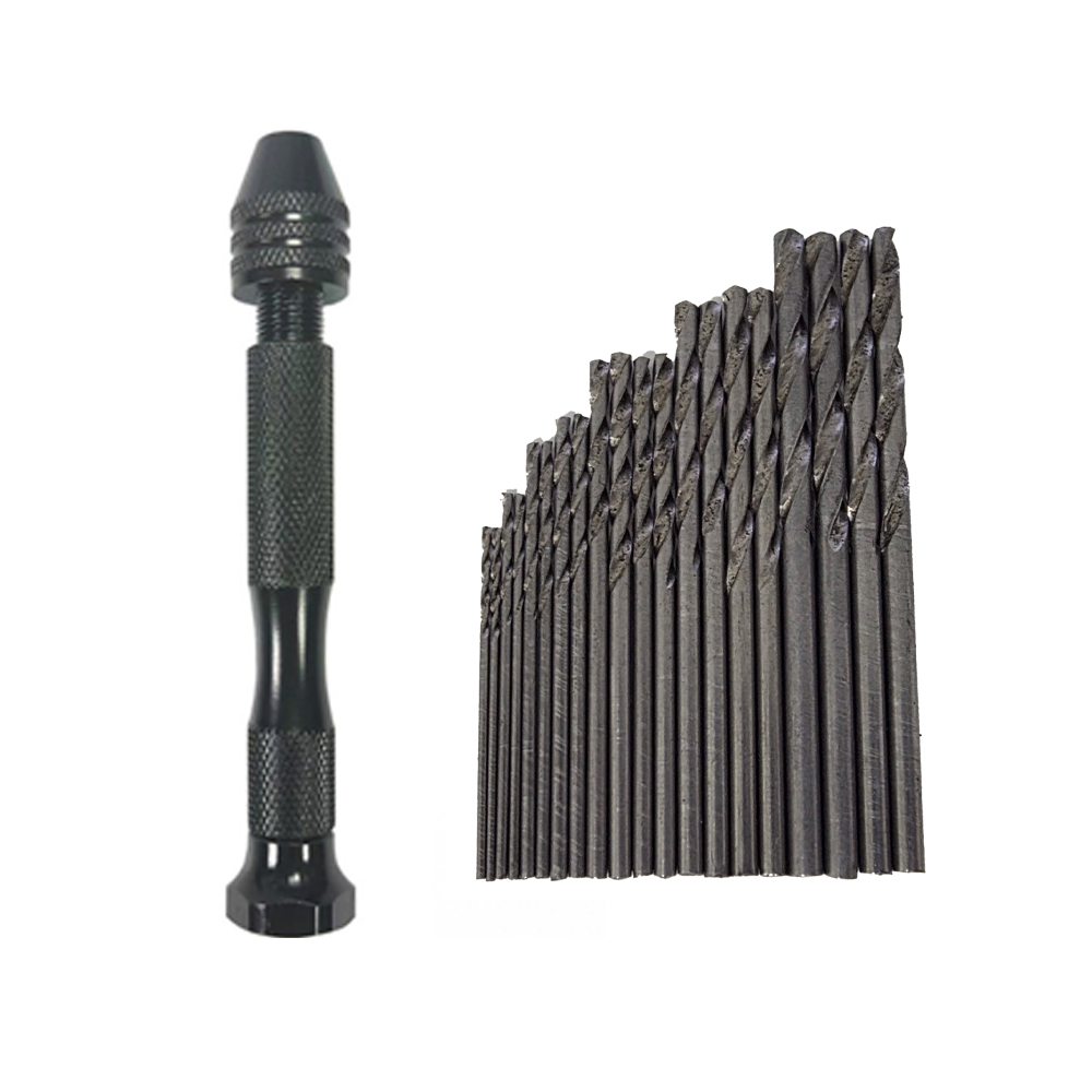 디심플 수동 핸드드릴 송곳 핀바이스 + 드릴날 20개, 1세트, 혼합색상 4,990원