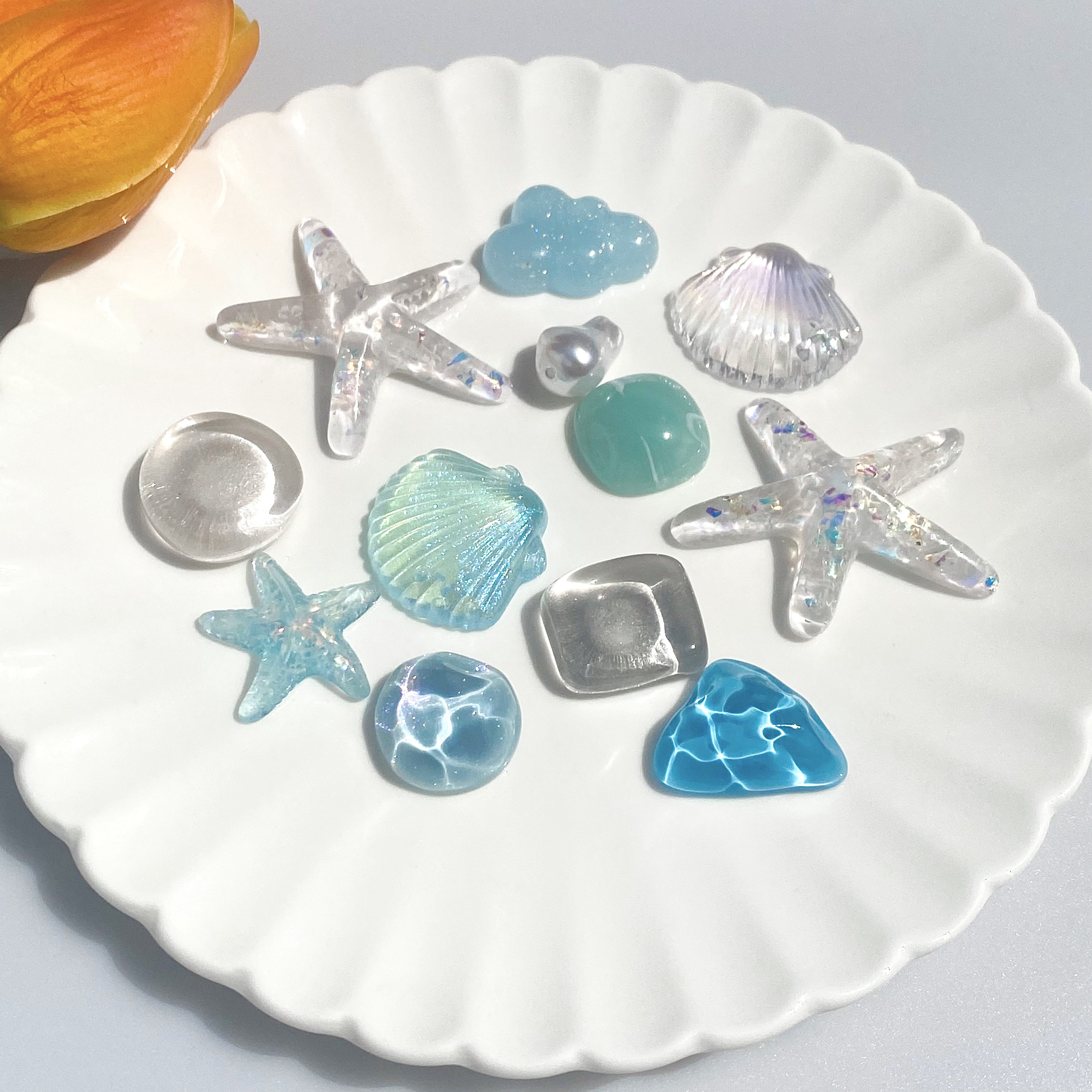 영롱 블링 색감천재 바다 조약돌 신발 꾸미기 파츠 세트 12,900원