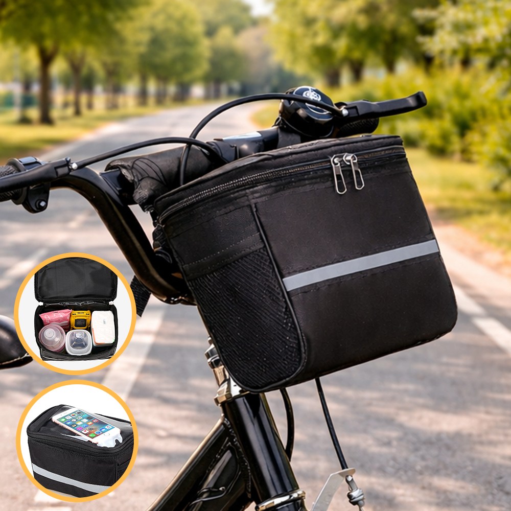 앙플러스 대용량 자전거 바구니 핸들 가방 7,380원