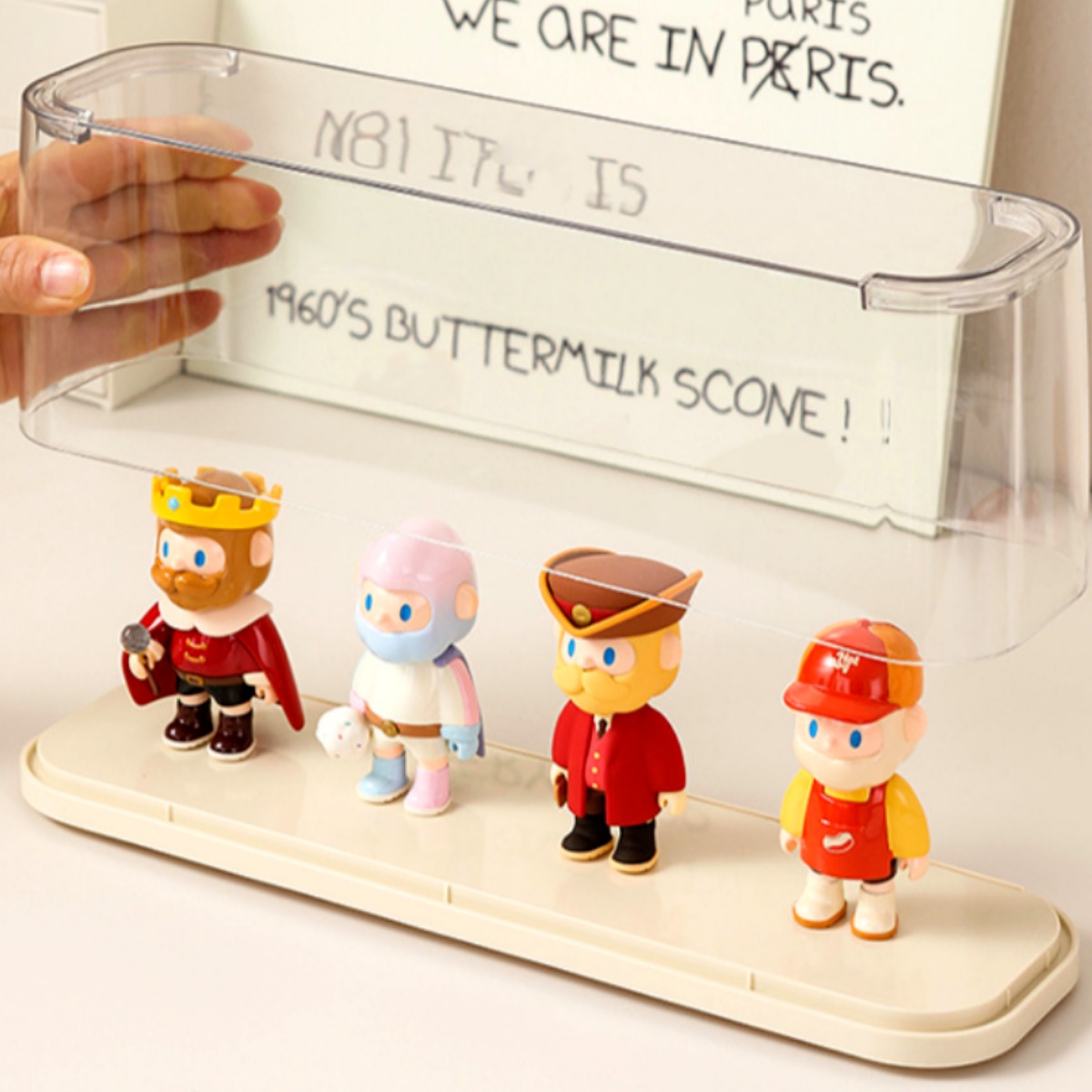 아임코지 라운드 피규어 케이스 아크릴 장식장, 1개 15,500원