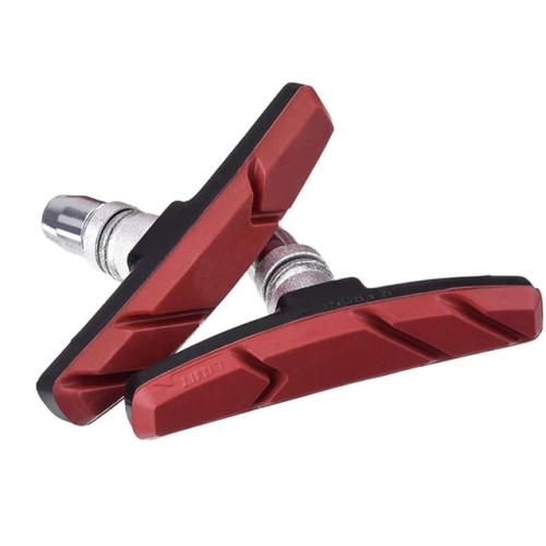 쌍 V 홀더 사이클링 신발 고무 패드 패드 있는 브레이크 브레이크 오래 사일런트 자전거 내구성 패드 블록 한 성능 지속되는 10,510원