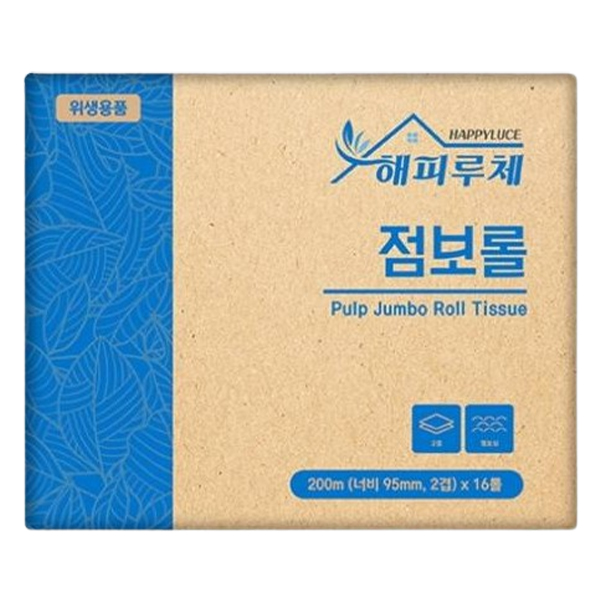 해피루체 2겹 점보롤, 200m, 16롤, 1개 27,270원