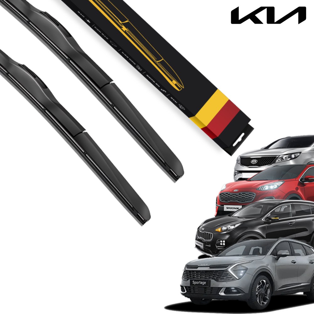 1+1 기아 스포티지 R 올뉴 더볼드 NQ5 디올뉴 전차종 와이퍼 호환 순정형 하이브리드 와이퍼블레이드 17,800원