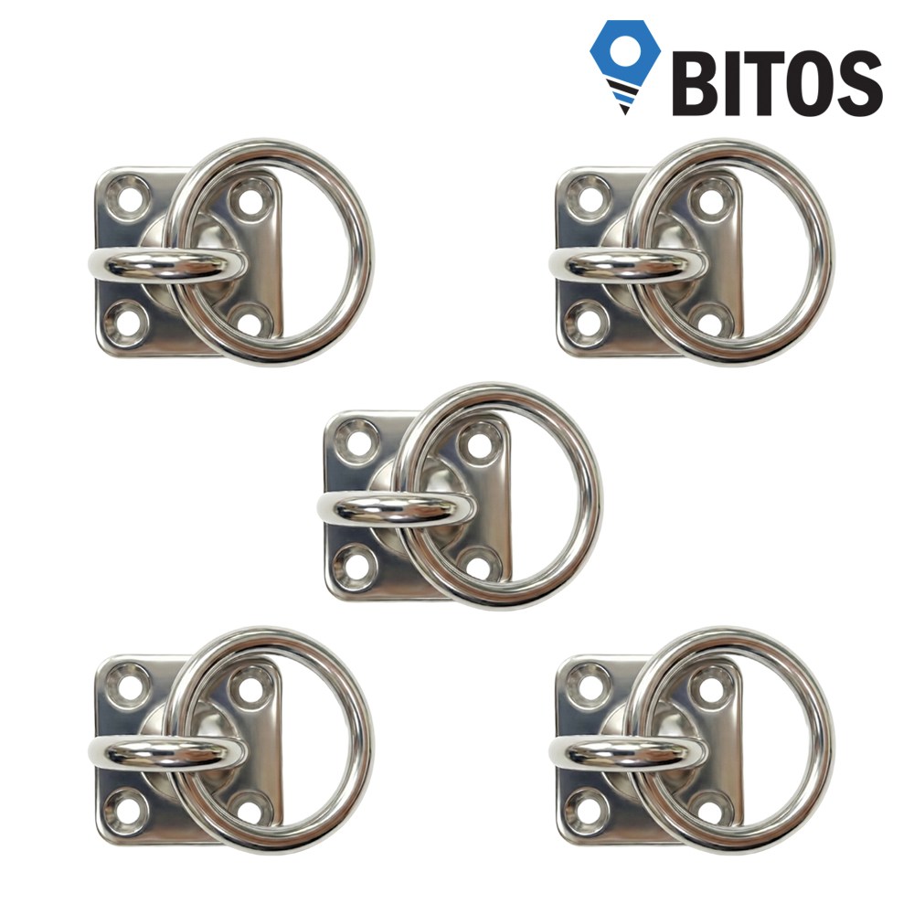 스텐고리 스텐 링 고리 회전 다용도 캠핑용 스테인리스 링고리, 5개, 실버 (중), 현재가 26,900원