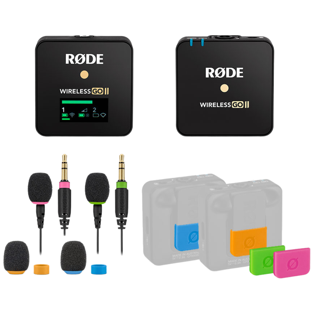 로데 와이어리스고2 싱글 RODE WIRELESS GO 2 Single 무선마이크+RODE COLORS2 컬러밴드 로드 초소형 핀마이크 패키지 371,000원