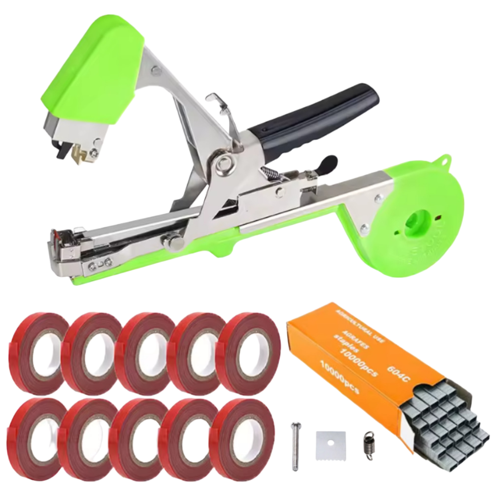 식물 결속기 원예용 고급형 포도 오이 고추 묶기 지지대 테이프10개 + 스테이플러 세트 30,900원