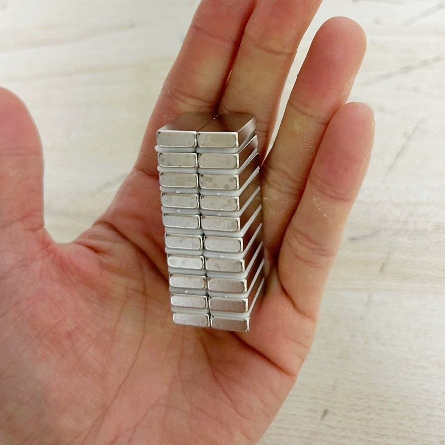 NS20*10*4T 네오디움 사각자석 NS 가로 20mm x 세로 10mm x 두께 4mm [유리], 20개 22,500원