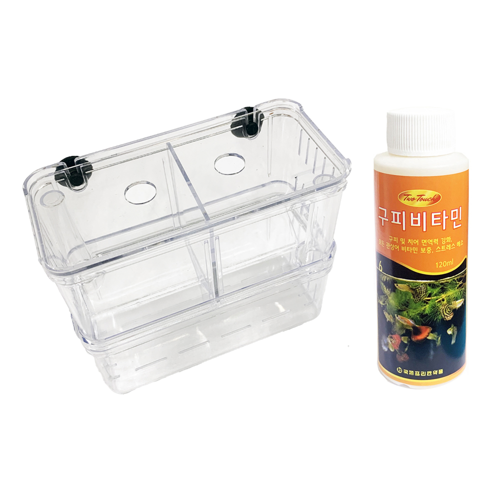 샘아쿠아 구피 부화통 + 비타민 120ml 세트 10,790원