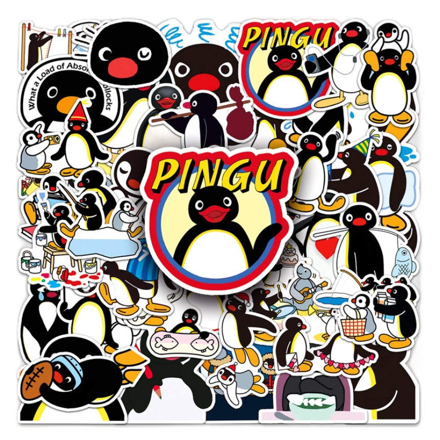 애니메이션 방수 스티커 50장 다꾸 다이어리 꾸미기 스케이드보드, 50개, 핑구 10,900원