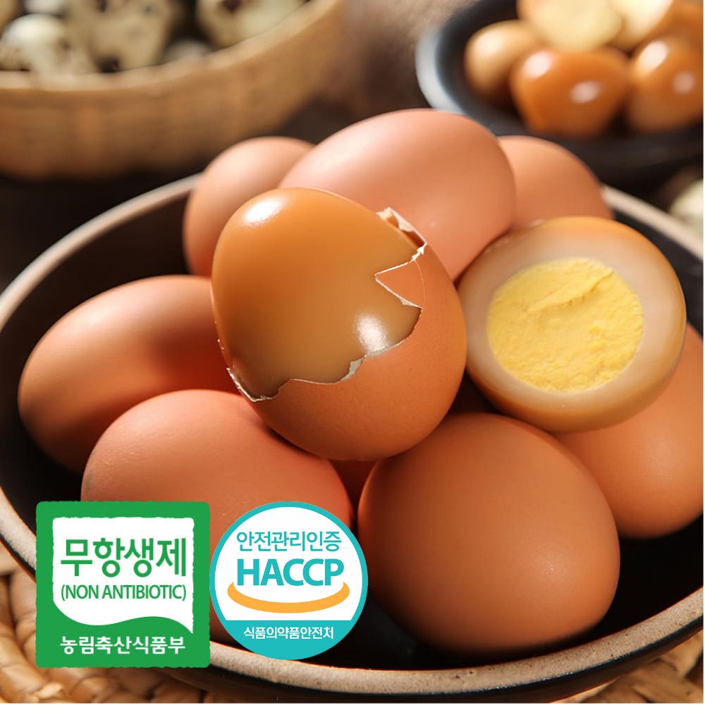 품질보증 무항생제 구운계란 대란 30구 훈제 구운란, 1개, 30구 14,900원